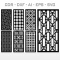 PAQUETE DISEÑO CELOSIAS - #007 (CDR, DXF, AI, EPS, SVG)