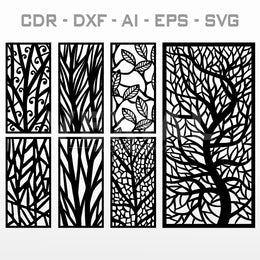 PAQUETE DISEÑO CELOSIAS - #010 (CDR, DXF, AI, EPS, SVG)