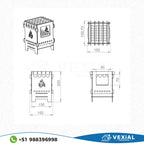 ARCHIVOS PARA FABRICAR HORNILLO PORTATIL PARA CAMPING (159x152x200(h) mm)