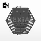 ARCHIVOS DXF PARA PARRILLA BAJA EXAGONAL PLEGABLE (469 x 469 x 453(h)+277(h)) - MALETIN