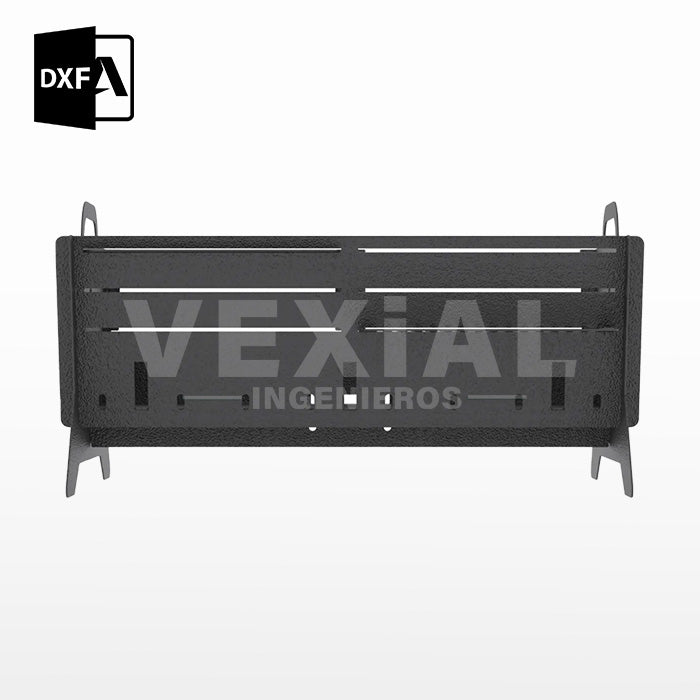 ARCHIVOS DXF PARA PARRILLA PEGLABLE (696 x 478 x 357(h)mm) - MALETIN