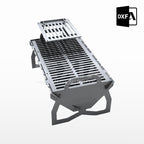 ARCHIVOS DXF PARA PARRILLA PLEGABLE (558x328x320(h)mm) - MALETIN