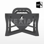 ARCHIVOS DXF PARA PARRILLA PORTATIL (309x300x250(h)mm) - MALETIN