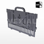 ARCHIVOS DXF PARA PARRILLA PORTATIL (505x299x250(h)mm) - MALETIN