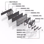 KIT DE 4 PLANOS PARA PARRILLAS PORTATILES