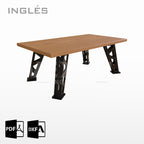 PLANOS PARA MESA INDUSTRIAL 426mm (alt)