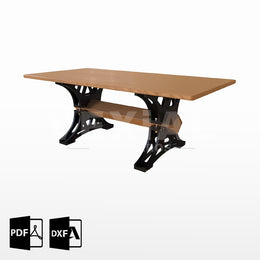 PLANOS PARA MESA INDUSTRIAL 500mm (alt) x 600mm(an)
