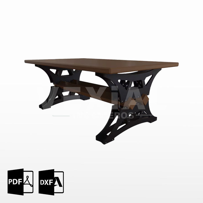 PLANOS PARA MESA INDUSTRIAL 1000mm (an) x 500mm (alt)