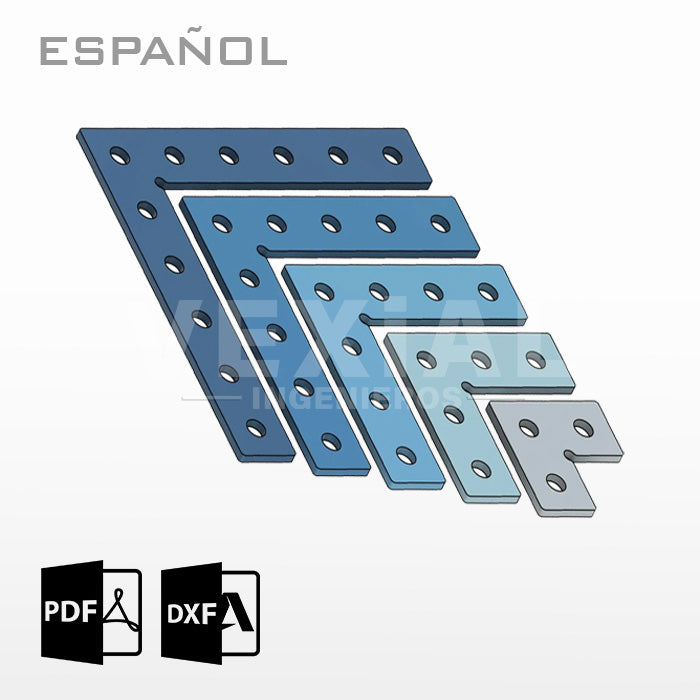 PLANOS PAQUETE DE TOPES DE ESQUINA (plancha 6mm)