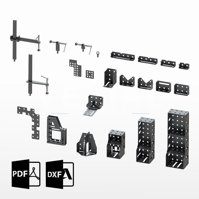 KIT COMPLETO - PLANOS PARA ACCESORIOS DE SUJECIÓN