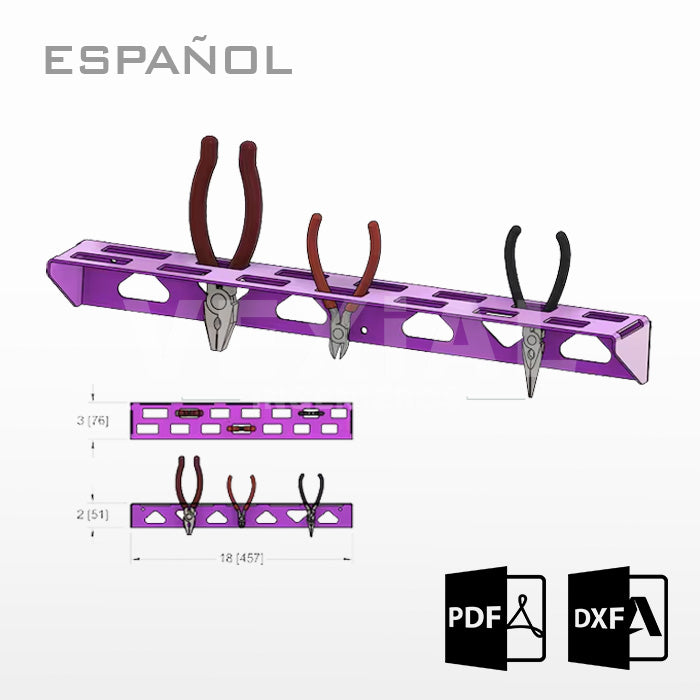 PLANOS PARA ORGANIZADOR DE ALICATES