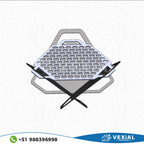 ARCHIVOS DXF PARA PARRILLA PLEGABLE TRIANGULAR (300x140(h)mm) - MALETIN