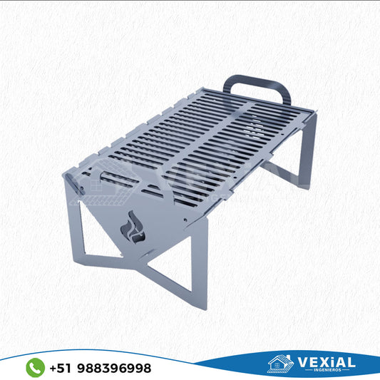 ARCHIVOS DXF PARA PARRILLA PORTATIL (505x299x250(h)mm) - MALETIN
