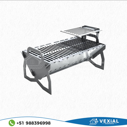 ARCHIVOS DXF PARA PARRILLA PLEGABLE (558x328x320(h)mm) - MALETIN