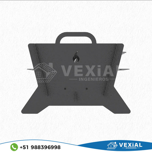 ARCHIVOS DXF PARA PARRILLA PEGLABLE (696 x 478 x 357(h)mm) - MALETIN