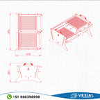 ARCHIVOS DXF PARA PARRILLA PEGLABLE (696 x 478 x 357(h)mm) - MALETIN