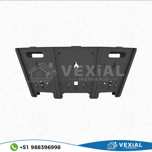 ARCHIVOS DXF PARA PARRILLA OCTAGONAL PEGLABLE (630x630x253(h)mm) - MALETIN