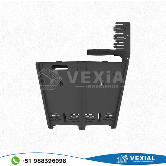 ARCHIVOS DXF PARA PARRILLA BAJA EXAGONAL PLEGABLE (469 x 469 x 453(h)+277(h)) - MALETIN