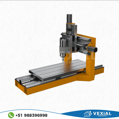 PLANOS COMPLETOS PARA FABRICAR UNA FRESADORA CNC DE METAL - AREA DE TRABAJO (800×350×200mm)