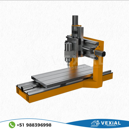 PLANOS COMPLETOS PARA FABRICAR UNA FRESADORA CNC DE METAL - AREA DE TRABAJO (800×350×200mm)