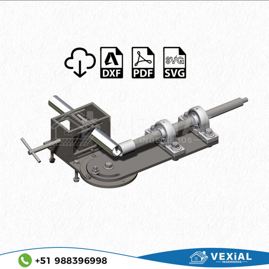 PLANOS PARA FABRICAR CORTADOR DE TUBO CIRCULAR DE METAL