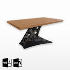 PLANOS PARA MESA INDUSTRIAL 876mm (an) x 508mm (alt)