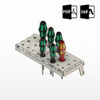 PLANOS PARA ORGANIZADOR DE HERRAMIENTAS SLOTWALL/PEGBOARD (1200x1200) (1200x600)