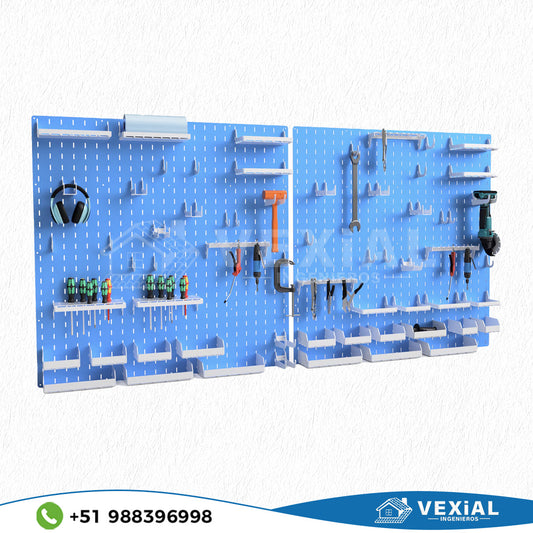 PLANOS PARA ORGANIZADOR DE HERRAMIENTAS SLOTWALL/PEGBOARD (1200x1200)(1200x600)