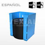 PLANOS PARA DISPENSADOR DE DISCOS DE CORTE, PARA DISCOS DE 4.5" a 5"