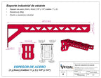 Soporte Industrial de Estante