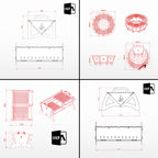 KIT DE 4 PLANOS PARA PARRILLAS PORTATILES